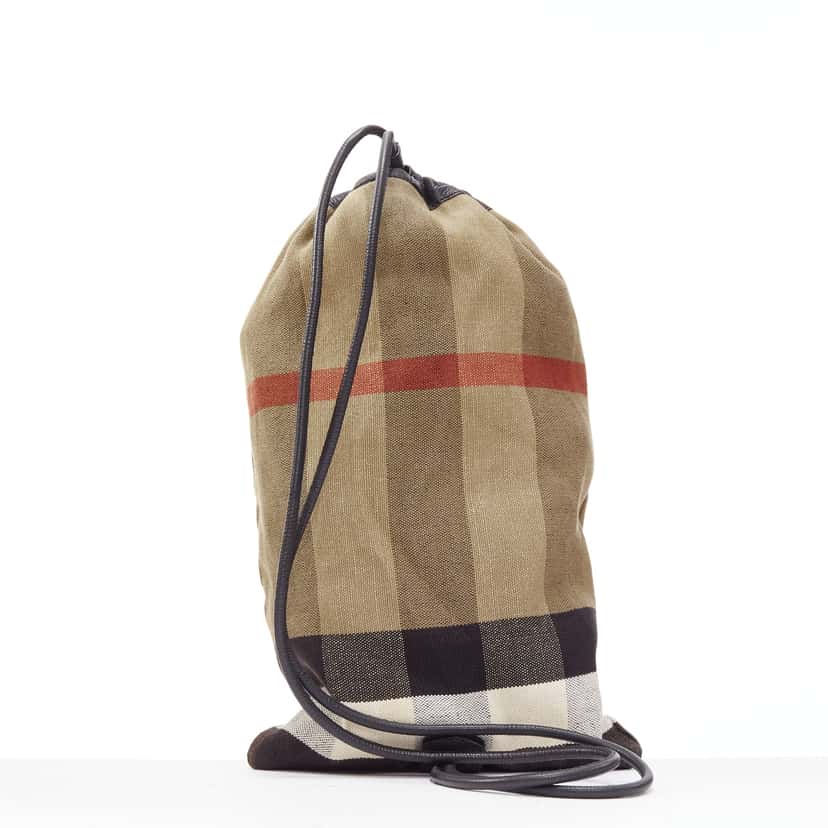 Burberry Cotton sling backpack Brown Good condition - Box View