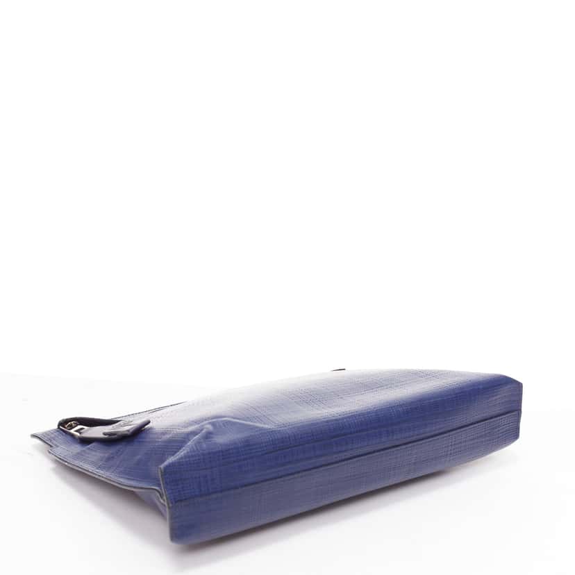Loewe T Pouch Navy Leather Good condition - Box View