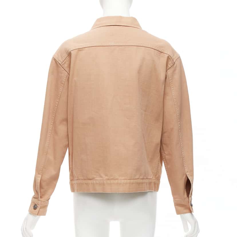 Dior Peach Denim Logo Jacket Pink Very good condition - Box View