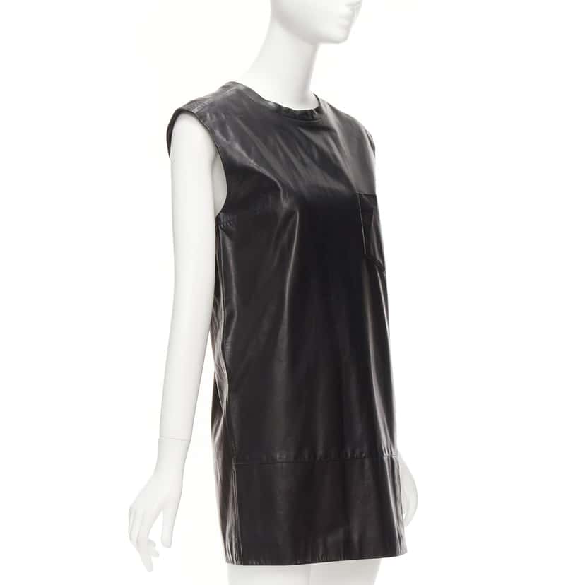 3.1 Phillip Lim Pocketed Lace Dress Black Leather Very good condition - Inside View