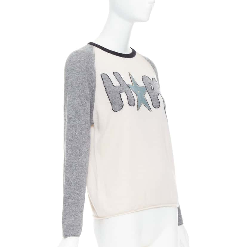 Dior Hope Star Raglan Sweater Pink Cashmere Never worn - Inside View