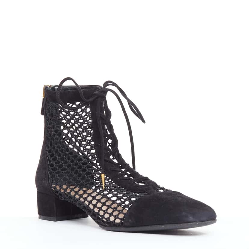 Dior Naughtily-D Black Suede Good condition - Back View