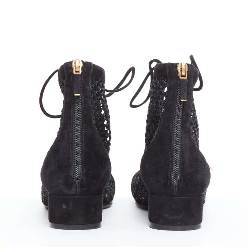 Dior Naughtily-D Black Suede Good condition - Box View