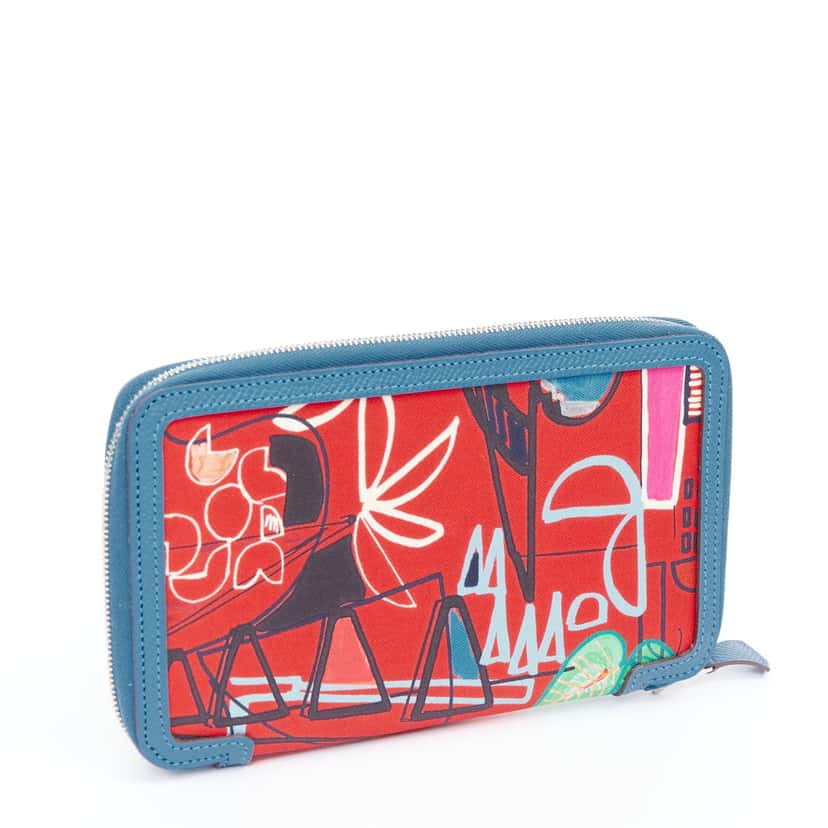 Hermès Azap Soie Cool Red Silk Very good condition - Back View