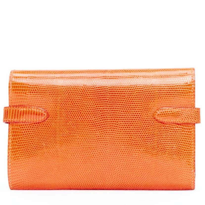 Hermès Kelly Short Orange Leather Fair condition - Inside View