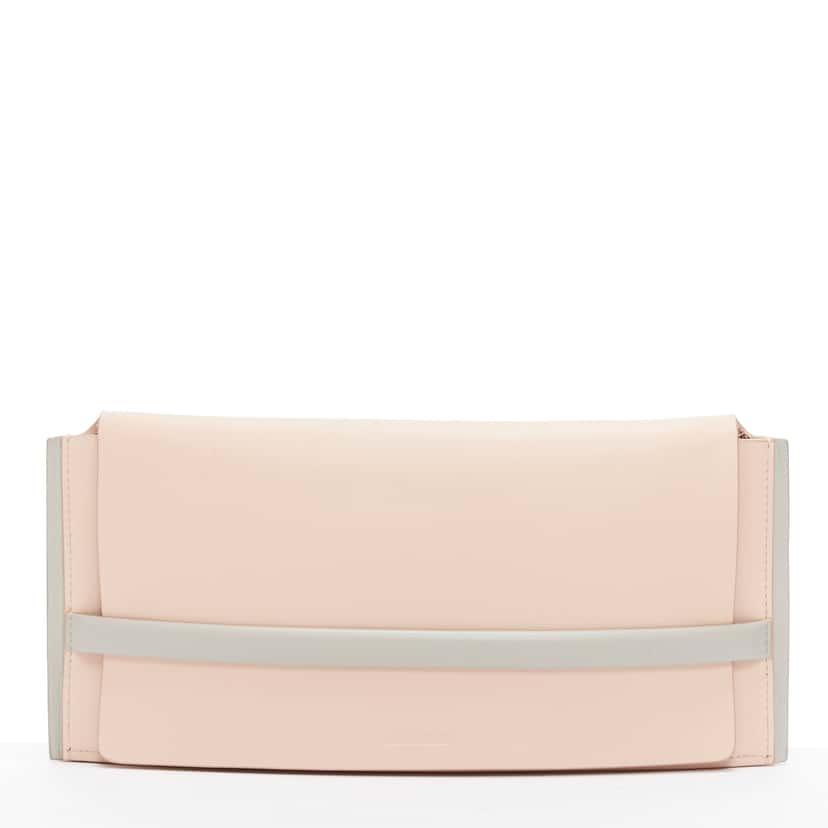 Jil Sander Gold Stud Wristlet Pink Leather Very good condition - Front View