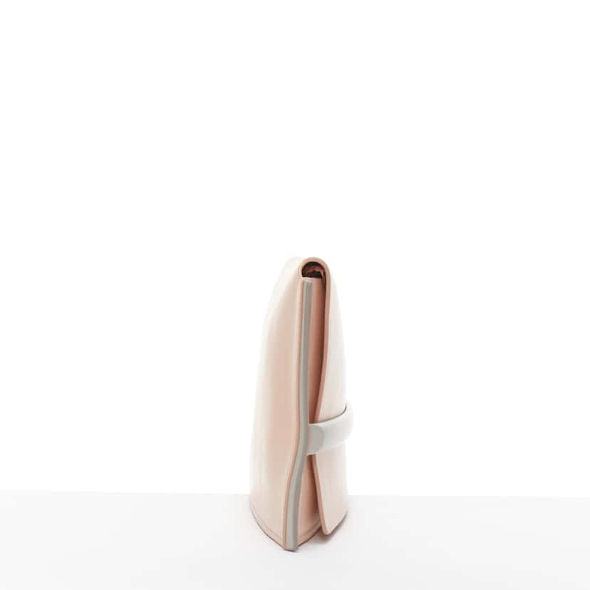 Jil Sander Gold Stud Wristlet Pink Leather Very good condition - Model View
