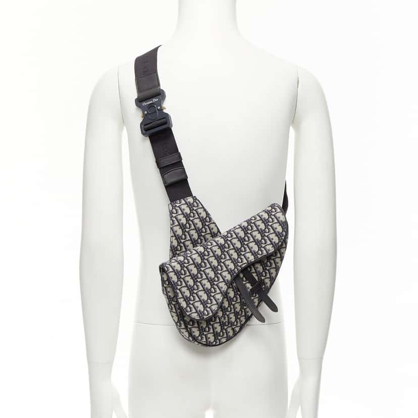 Dior Saddle Black Very good condition - Back View