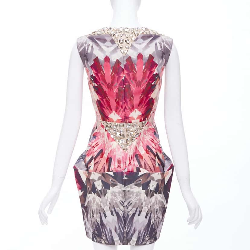 Alexander McQueen Kaleidoscope Pink Wool Very good condition - Box View