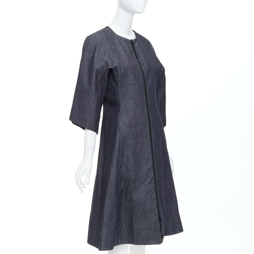 Marni Denim Dolman Dress Blue Cotton Never worn, with tag - Model View
