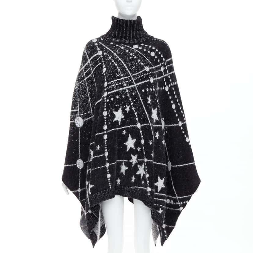 Saint Laurent Constellation Black Viscose Never worn - Front View