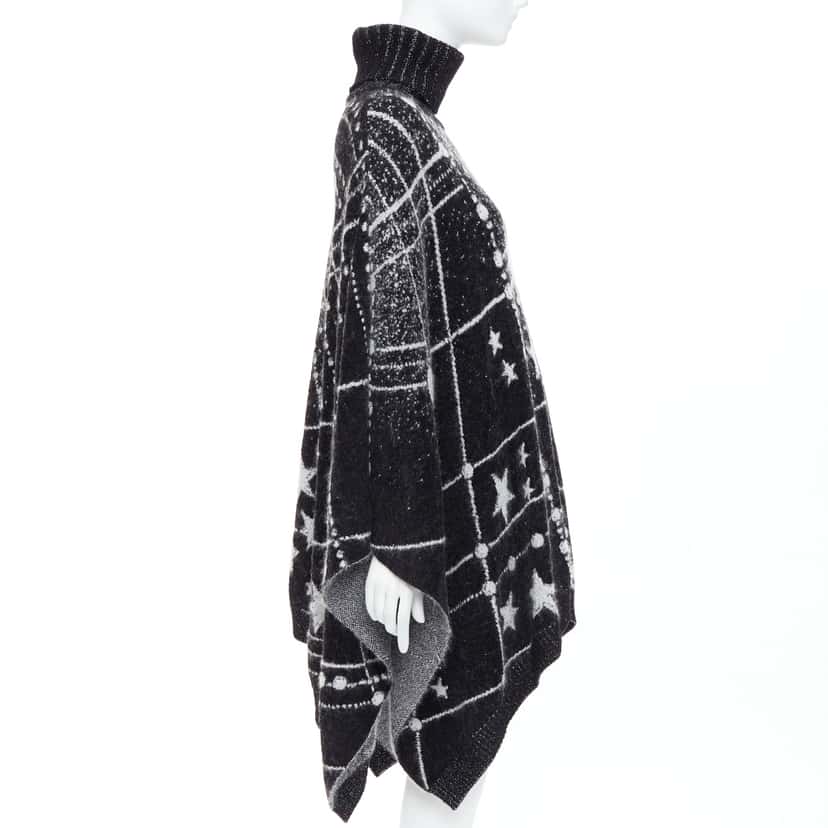 Saint Laurent Constellation Black Viscose Never worn - Model View