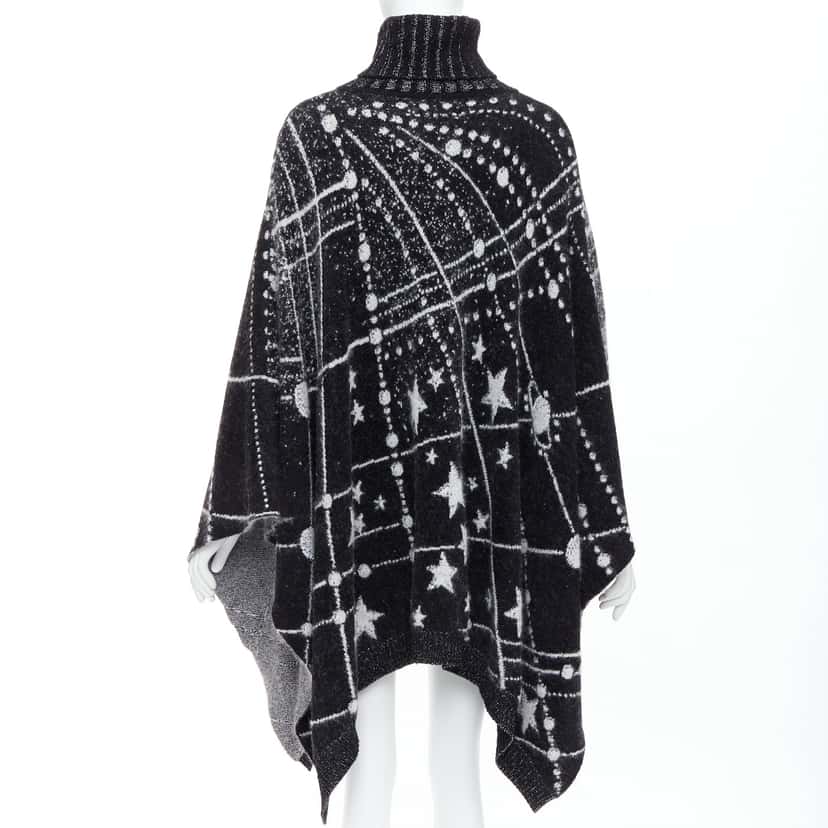 Saint Laurent Constellation Black Viscose Never worn - Box View