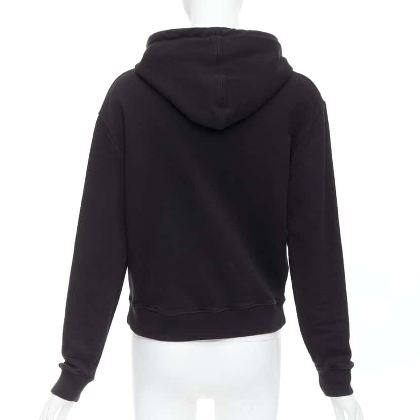 Saint Laurent Cowboy Drawstring Hoodie Black Cotton Very good condition - Box View