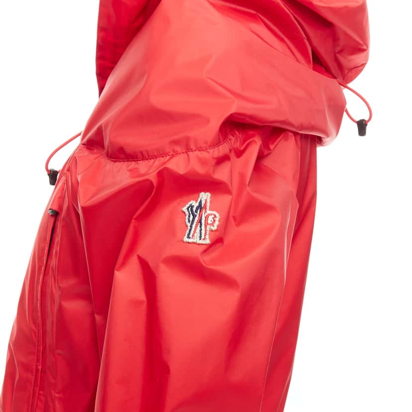 Moncler Red Oversized Windbreaker Red Never worn - Back View