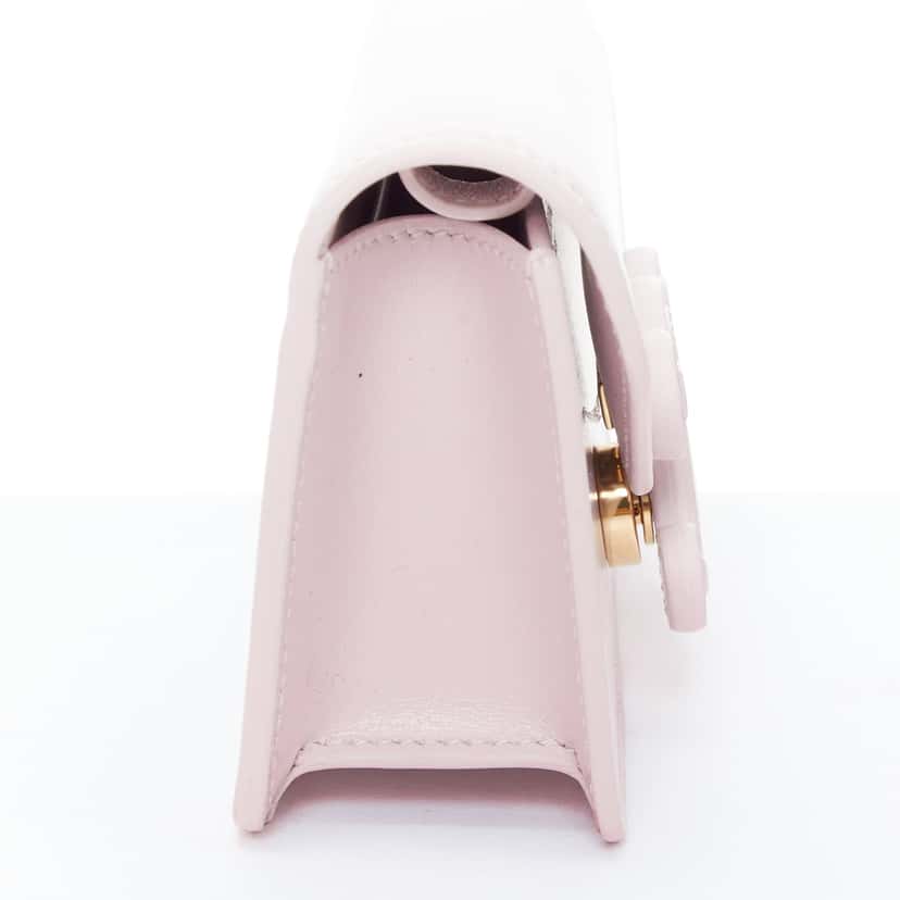 Celine Triomphe Purple Leather Never worn, with tag - Model View