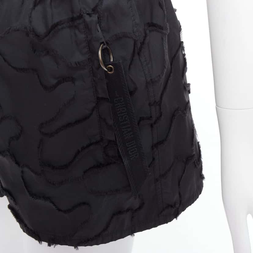 Dior Camouflage Patch Shorts Black Polyester Never worn - Back View
