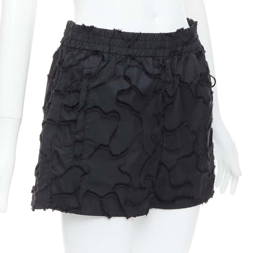 Dior Camouflage Patch Shorts Black Polyester Never worn - Inside View