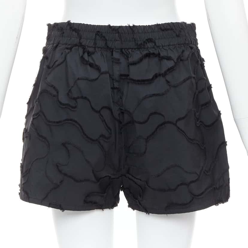 Dior Camouflage Patch Shorts Black Polyester Never worn - Box View