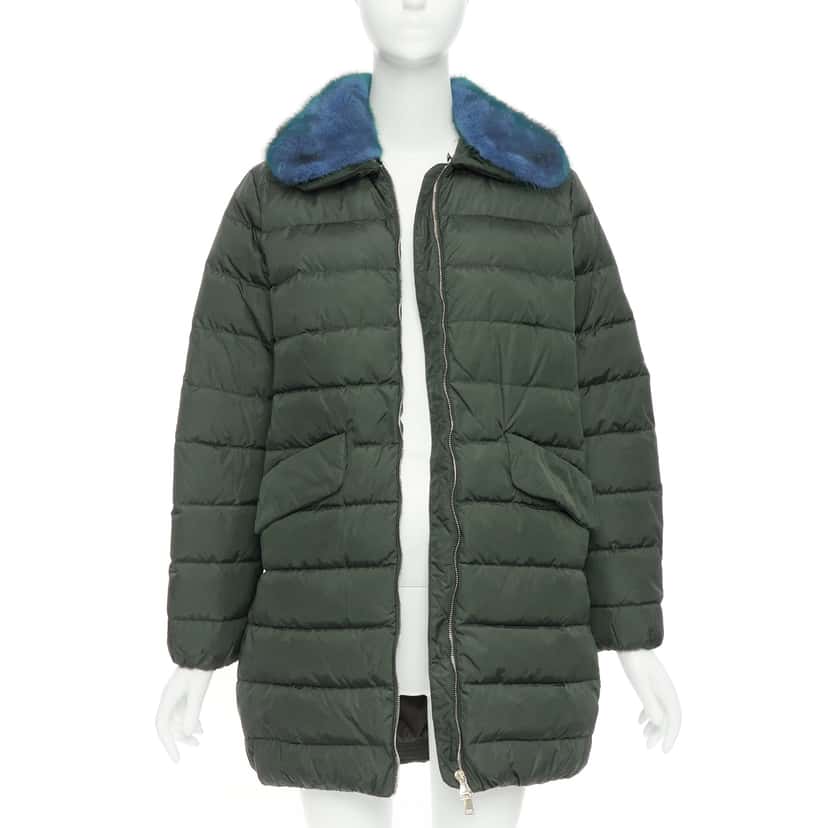 Moncler Indis Giabotto Blue Polyamide Very good condition - Front View