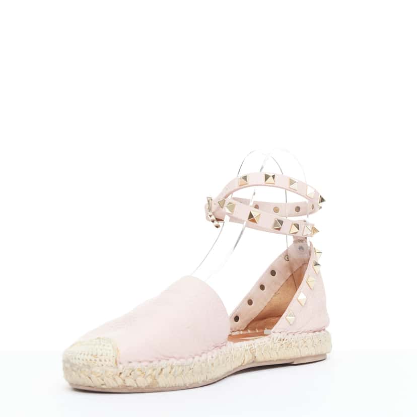 Valentino Garavani Rockstud Pink Leather Fair condition - Model View