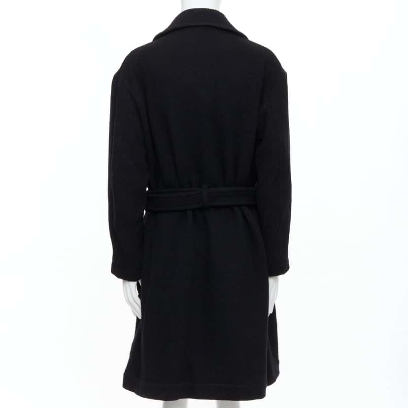 Yohji Yamamoto Black Wool Winter Coat Black Wool Very good condition - Box View