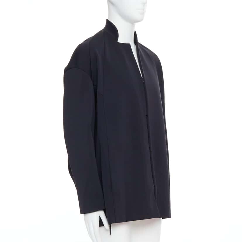 John Rocha Black Silky Padded Coat Black Polyester Very good condition - Model View