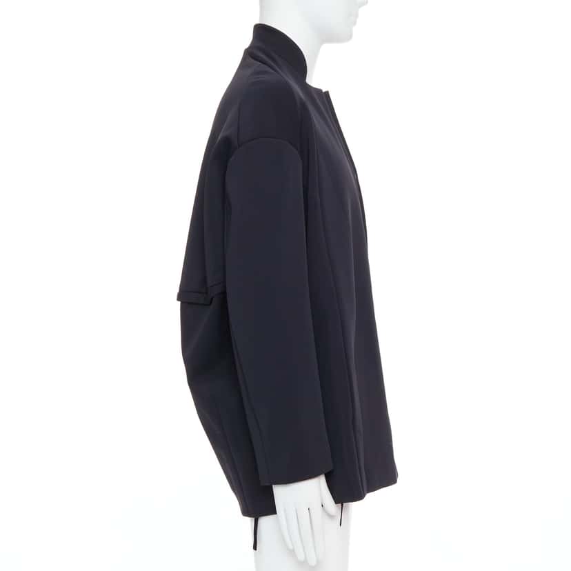 John Rocha Black Silky Padded Coat Black Polyester Very good condition - Box View