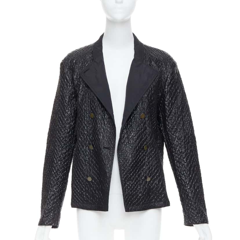 Lanvin Black Cropped Jacket Black Very good condition - Inside View