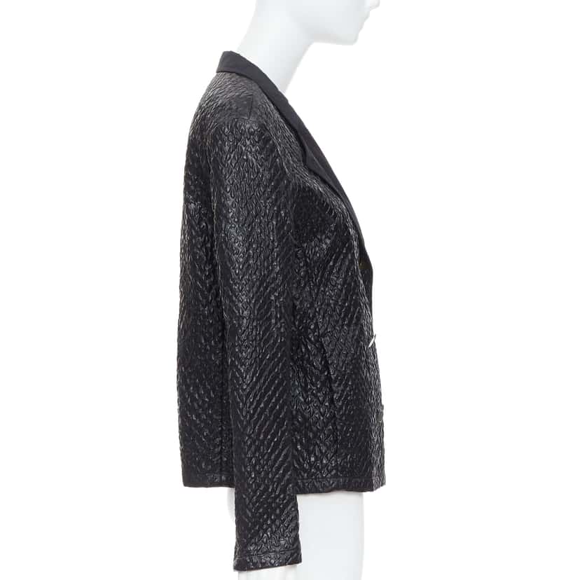 Lanvin Black Cropped Jacket Black Very good condition - Box View