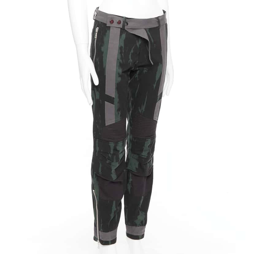 Dries Van Noten Tie Dye Jeans Green Cotton Good condition - Inside View