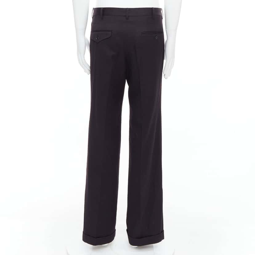 Yohji Yamamoto Wool Blend Pants Brown Very good condition - Box View