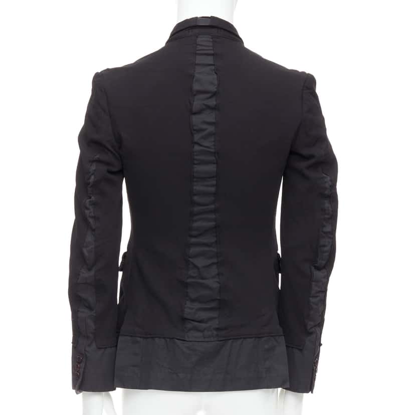 Comme Des Garcons Black Docking Blazer Black Polyester Very good condition - Back View