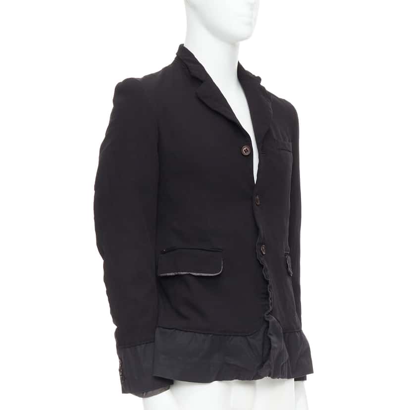 Comme Des Garcons Black Docking Blazer Black Polyester Very good condition - Inside View