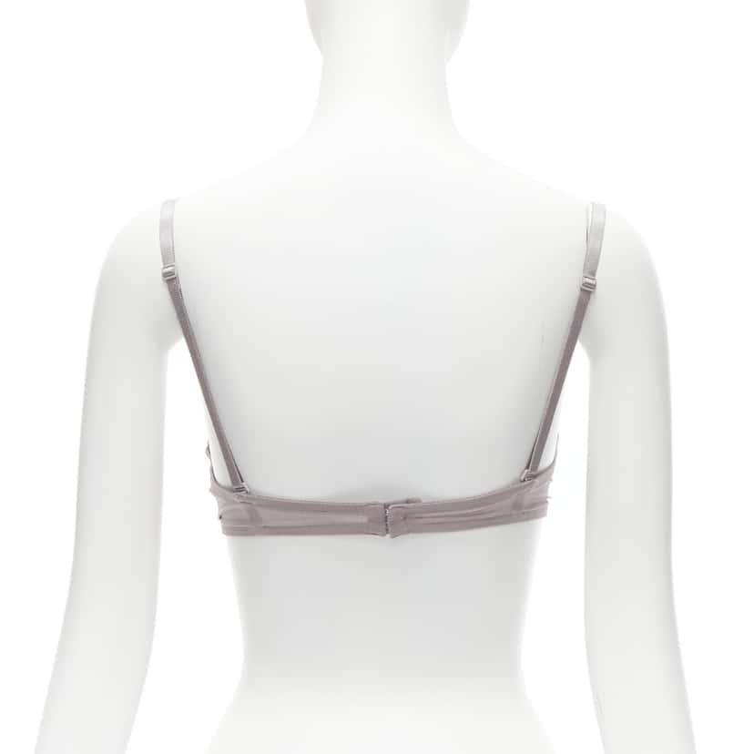 Gucci 3D Mesh Bra Grey Polyamide Never worn - Box View