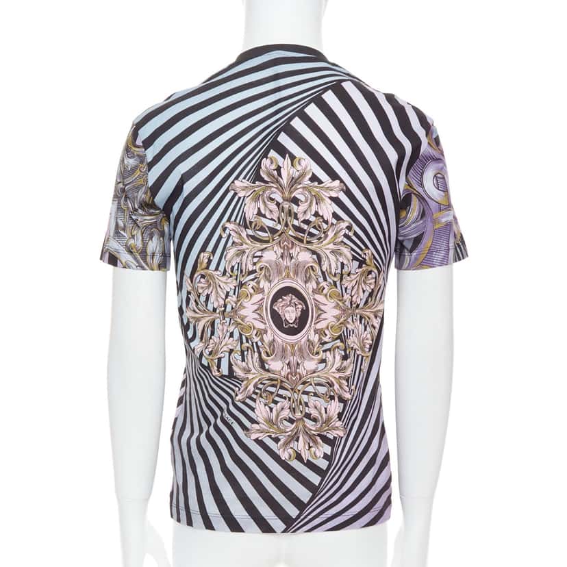 Versace Baroque Print Shirt MultiColor Cotton Never worn, with tag - Box View