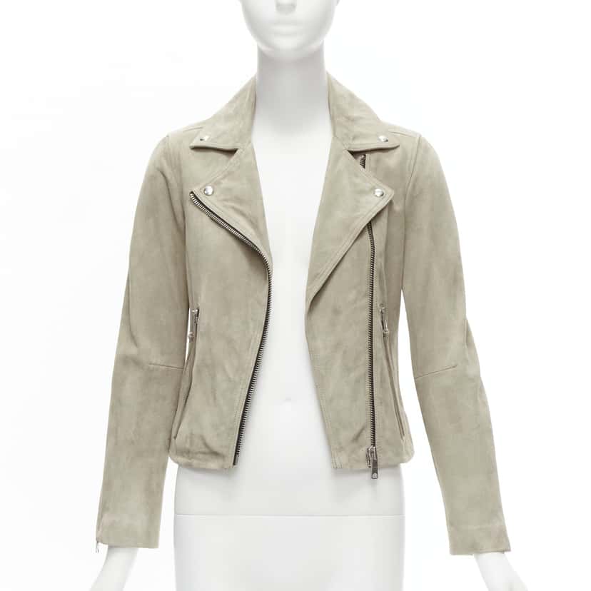 All Saints Dalby Beige Suede Very good condition - Front View