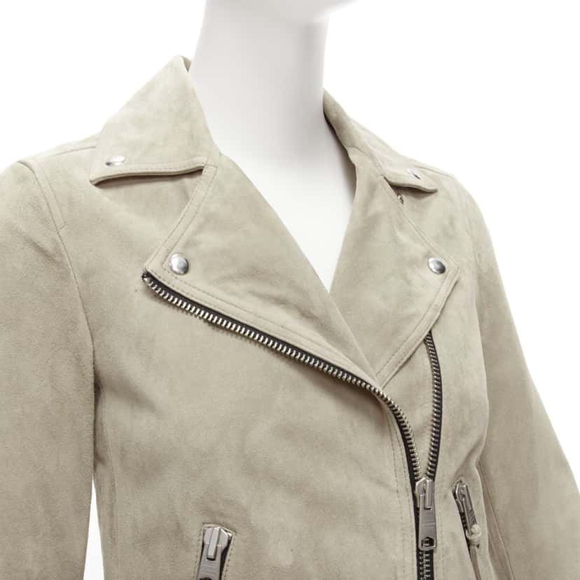All Saints Dalby Beige Suede Very good condition - Back View