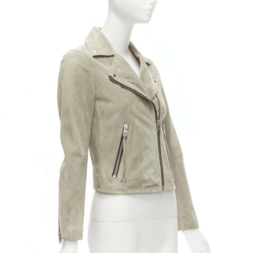 All Saints Dalby Beige Suede Very good condition - Model View