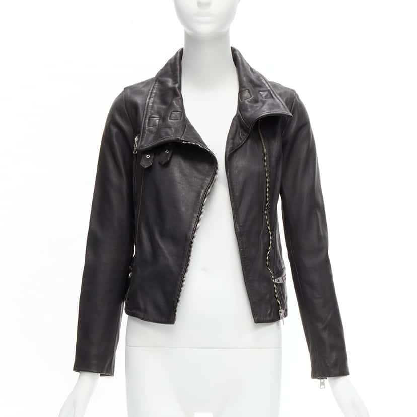 All Saints Bales Black Leather Never worn - Front View