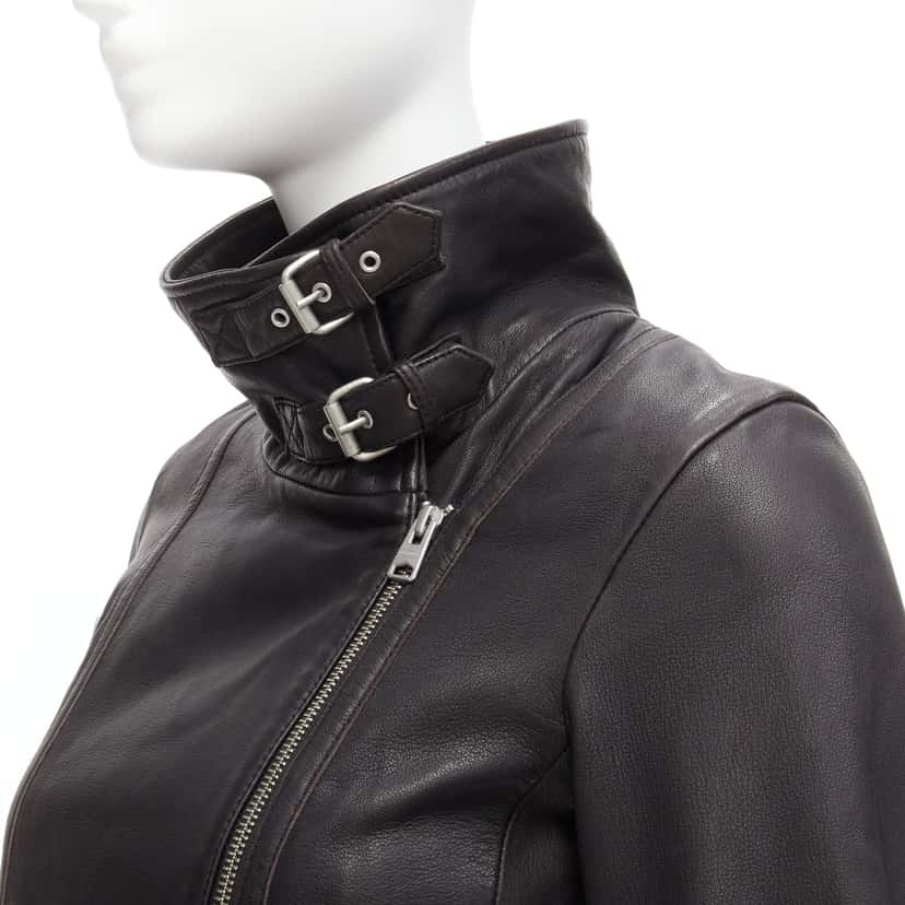 All Saints Bales Black Leather Never worn - Back View