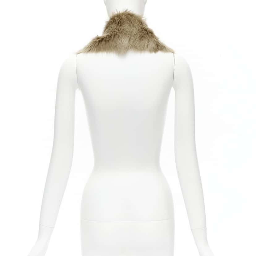 Simone Rocha Fur Bead Collar Brown Fur Never worn, with tag - Box View