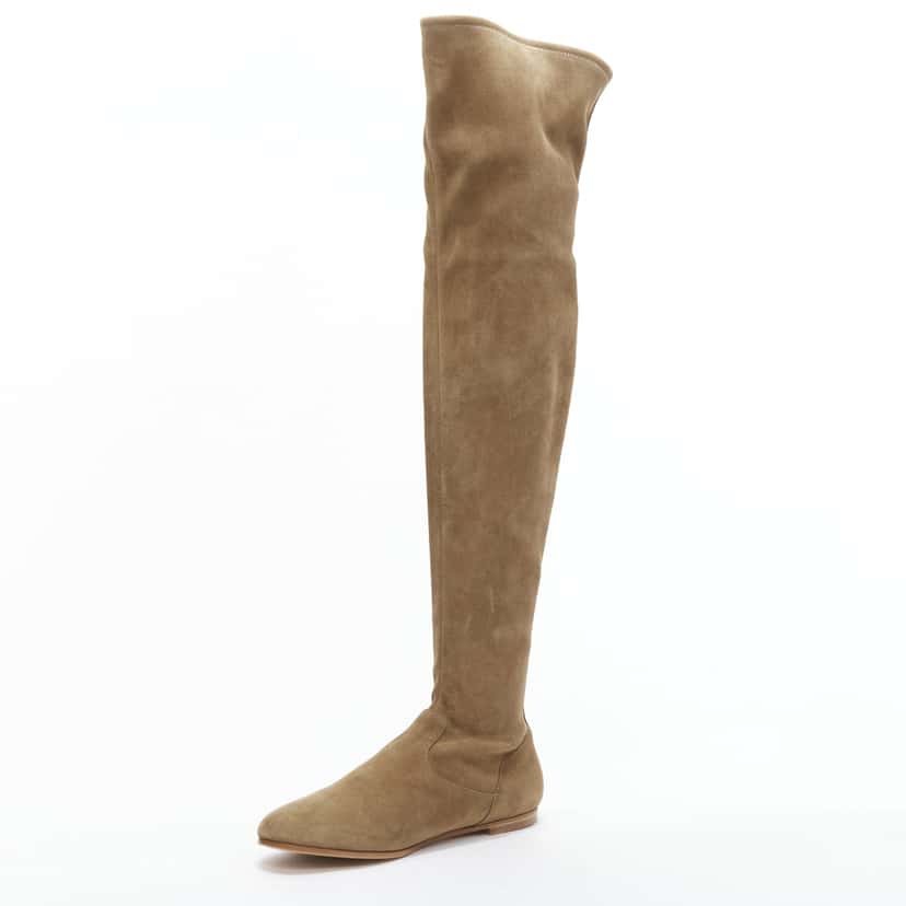 Gianvito Rossi Camoscio Brown Leather Good condition - Model View