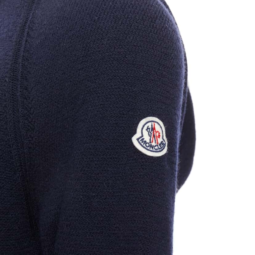 Moncler Argyle Turtleneck Sweater Red Wool Never worn - Back View