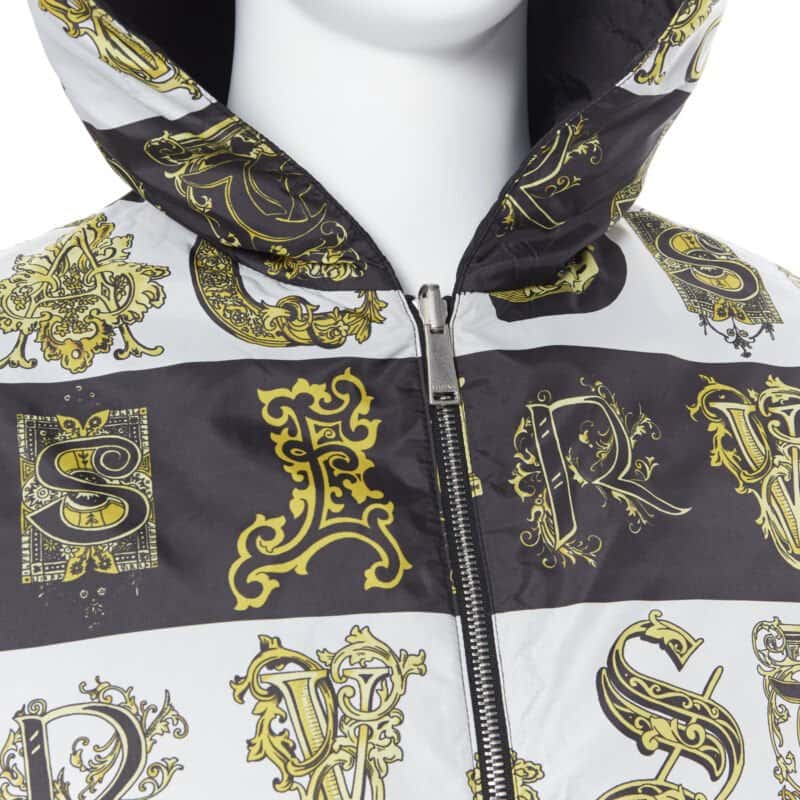 Versace Black Gold Jacket MultiColor Never worn, with tag - Back View