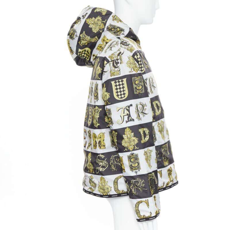 Versace Black Gold Jacket MultiColor Never worn, with tag - Model View