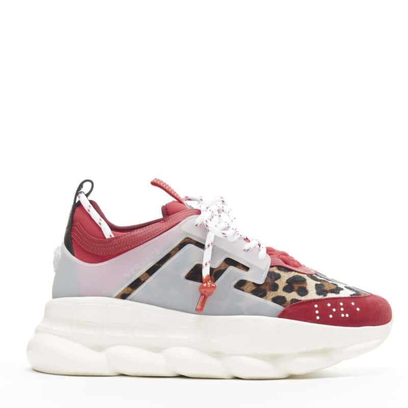 Versace Blowzy Chunky Sneakers Red Never worn - Front View