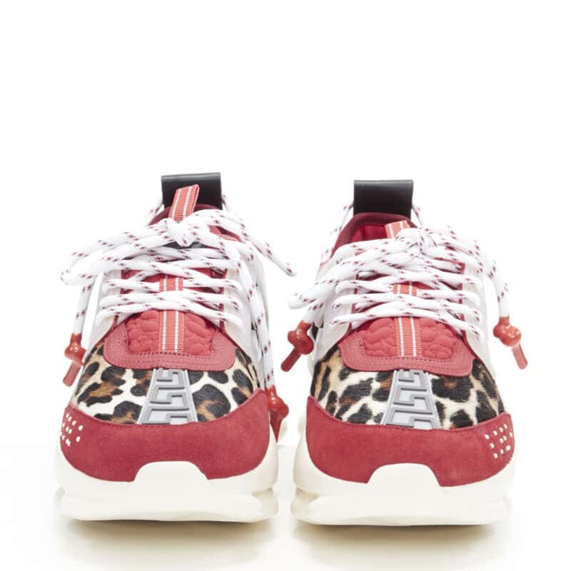 Versace Blowzy Chunky Sneakers Red Never worn - Inside View