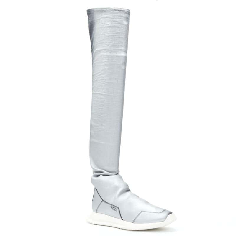 Rick Owens New Runner Stretch Stocking Black Leather Never worn - Inside View