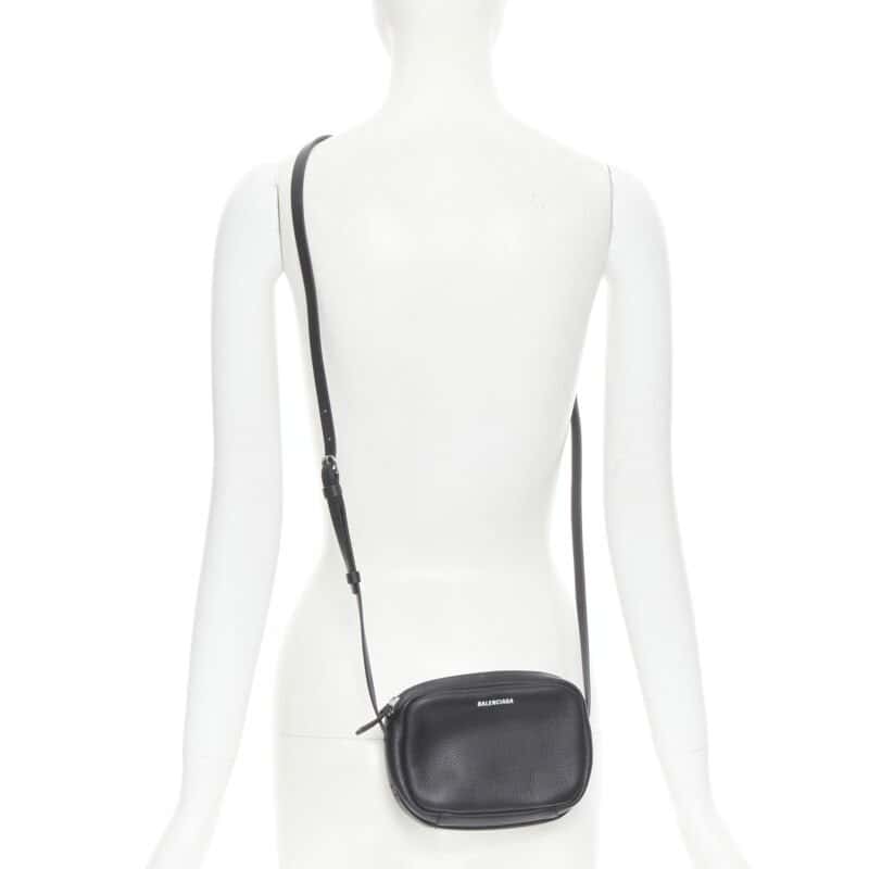 Balenciaga Palazzo Satchel Bag Black Leather Never worn, with tag - Back View